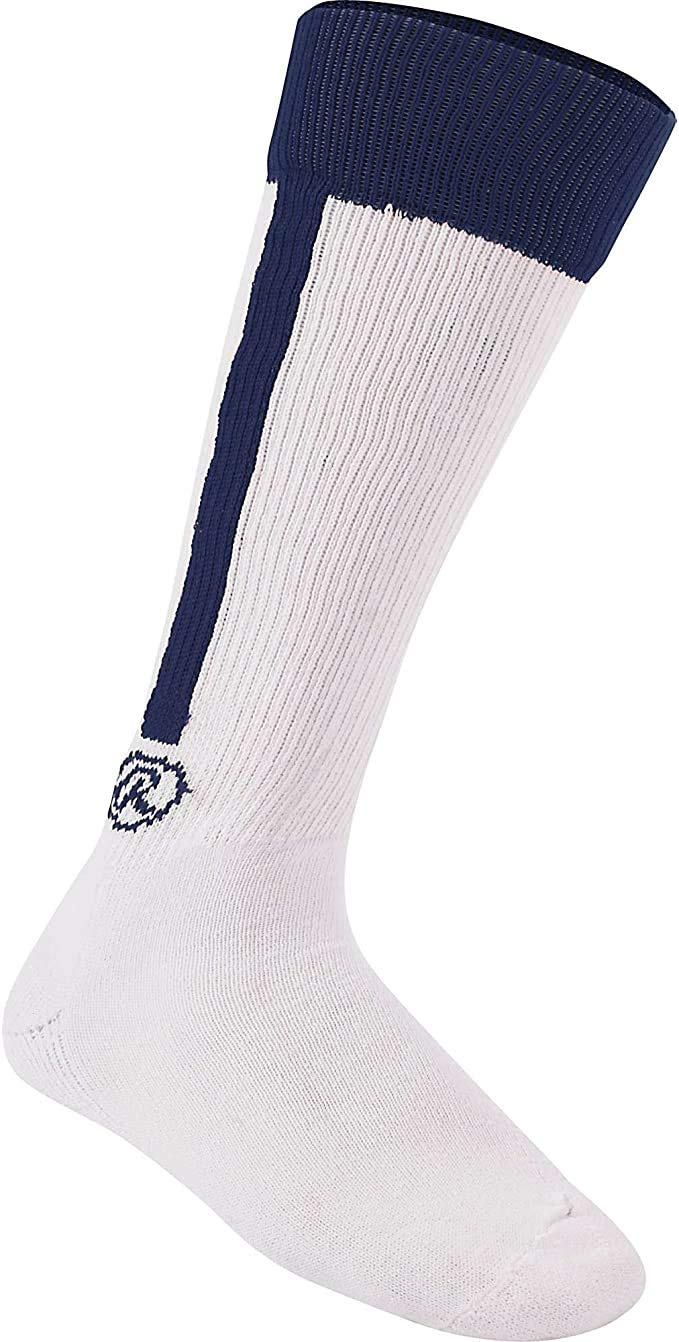 [AUSTRALIA] - Rawlings Youth Baseball Stirrup Over the Calf Athletic Performance Socks - 2 Pack - Multiple Sizes - Multiple Colors X-Small Navy 