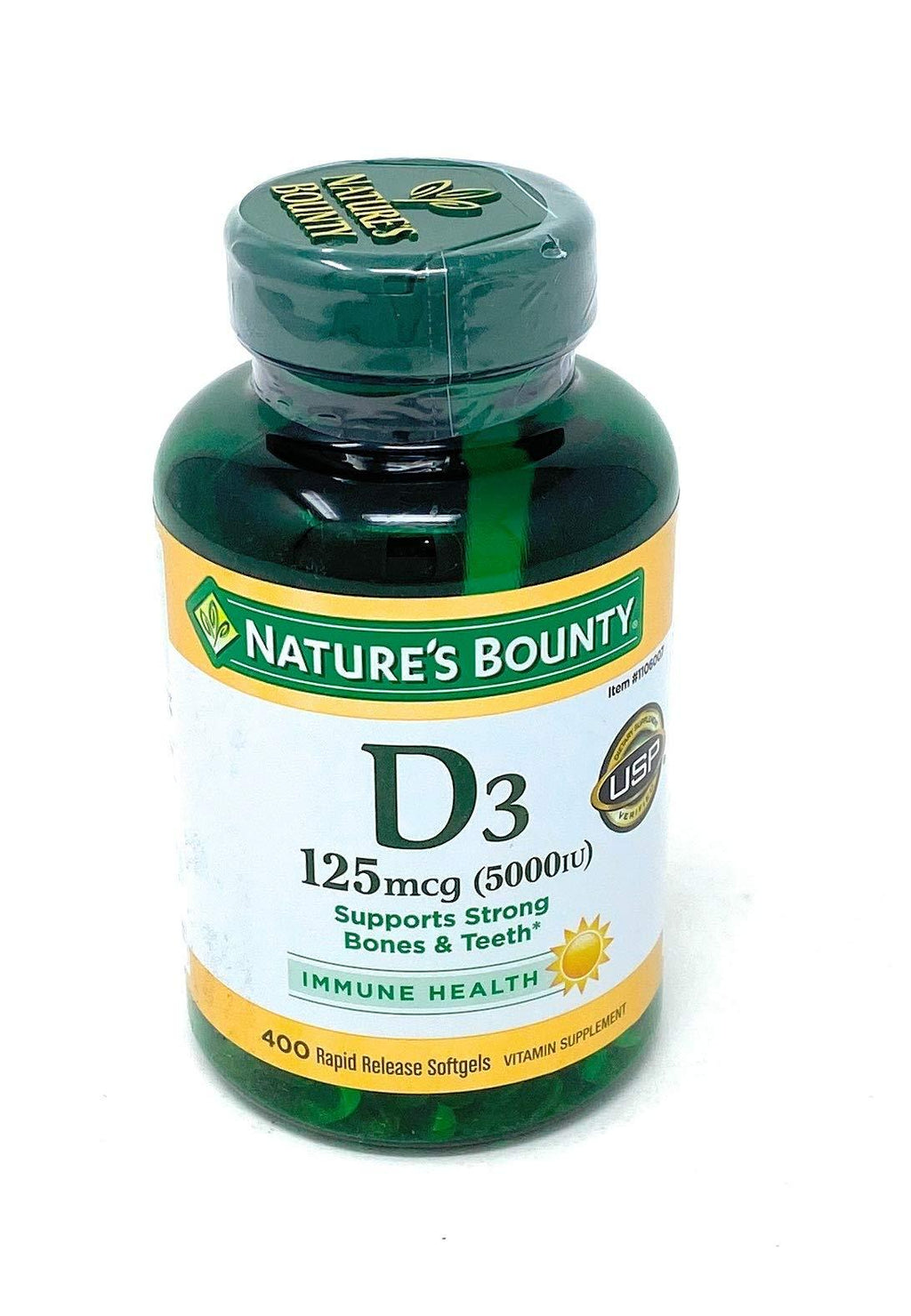 Nature's Bounty Expect More Vitamin D3 125 mcg, 400 Softgels - BeesActive Australia