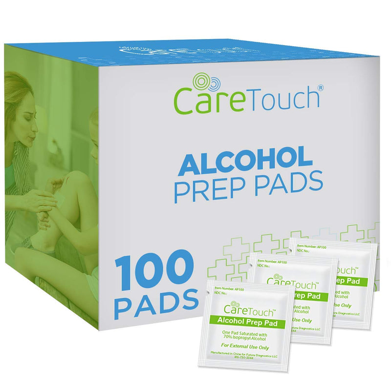 Alcohol Wipes | Individually Wrapped Alcohol Prep Pads with 70% Isopropyl Alcohol, Great for Medical & First Aid Kits | Sterile, Antiseptic 2-Ply Alcohol Swabs - 100 count 100 Count (Pack of 1) - BeesActive Australia