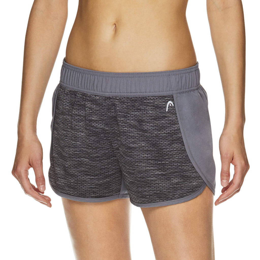 [AUSTRALIA] - HEAD Women's Athletic Workout Shorts - Polyester Gym Training & Running Short X-Small Quietshade 