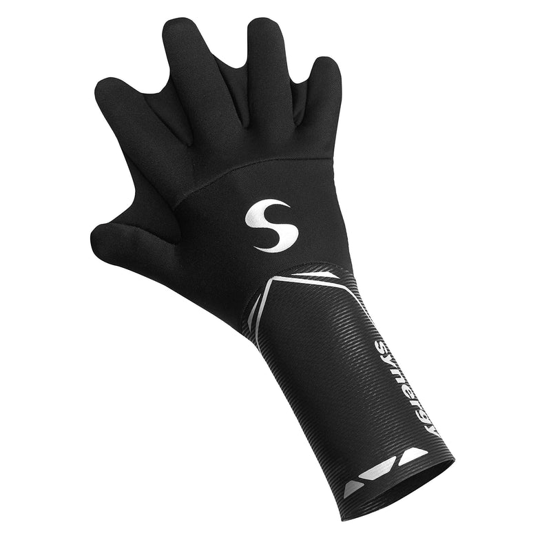 [AUSTRALIA] - Synergy Neoprene Thermal Swim Gloves Small Swim - Blue 