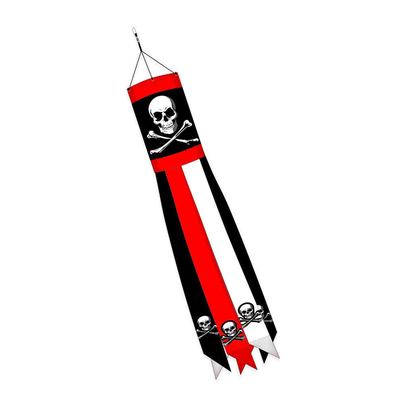 Two Group WS128069 Coastal Pirate Decorative Windsock, 10"x 40", Multi-Color - BeesActive Australia