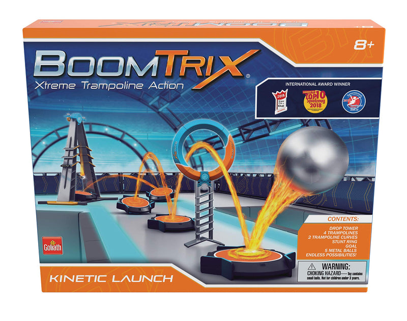 Goliath Boomtrix Kinetic Launch Kinetic Metal Ball Chain Reaction Stunt Kit - Fun - Educational - STEM - BeesActive Australia