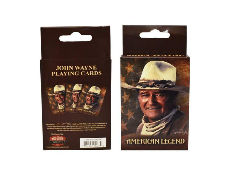 [AUSTRALIA] - Midsouth Products John Wayne Playing Cards - John Wayne American Legend 