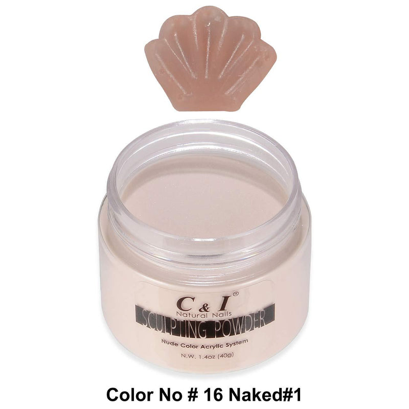 C&I Acrylic Powder, Color # 16, 3 D Nail Flower, Sculpting Nail Powder, 1.4 oz, 40 g - BeesActive Australia