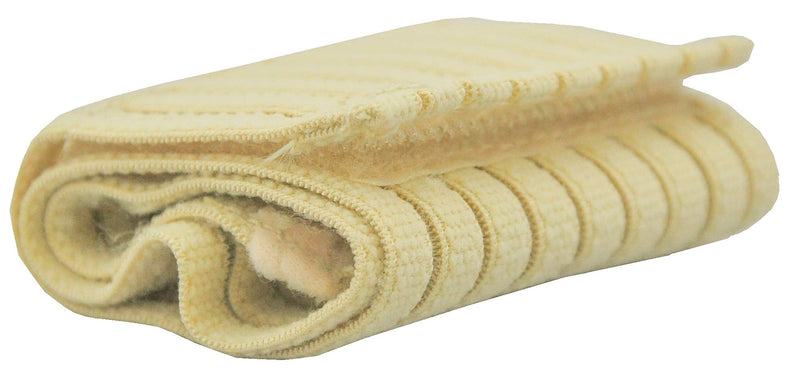 ObboMed MB-1100N Elastic Wrist Support Wrap with Hook and Loop Fastener for Size Adjustment, Wrist Pain, Sports Band Brace Protector – One Size Fits All- Beige - BeesActive Australia