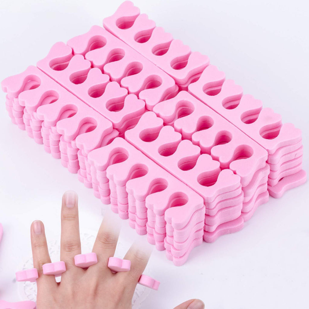 Leyeet 50pcs Soft Foam Sponge Toe Separators Finger Dividers Nail Art Manicure Pedicure Tools - BeesActive Australia