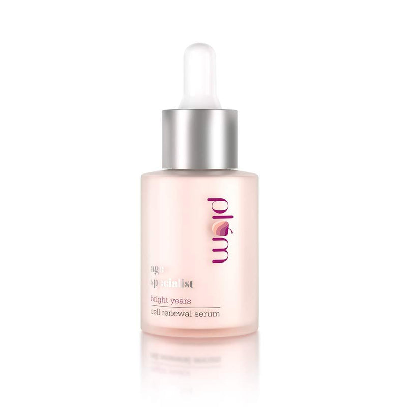 Plum Cell Renewal Serum For Normal And Dry Skin, Hydrating and Deeply Nourishing, Age Specialist Serum (1.01 Fluid Ounce), All Season, Everyday Use - BeesActive Australia