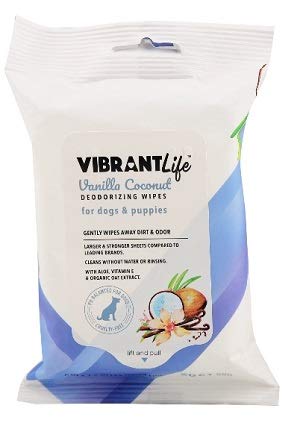 Vibrant Life Vanilla Coconut Wipes (1-20 Count Package) - BeesActive Australia