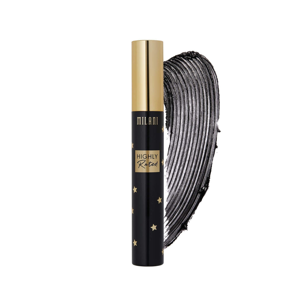 Milani Highly Rated - 10-in-1 Volume Mascara - Black | Lengthening and Voluminous Mascara | Best Mascara | Separates and Builds Lashes | Use With Milani Makeup (0.41 Fl. Oz.) - BeesActive Australia