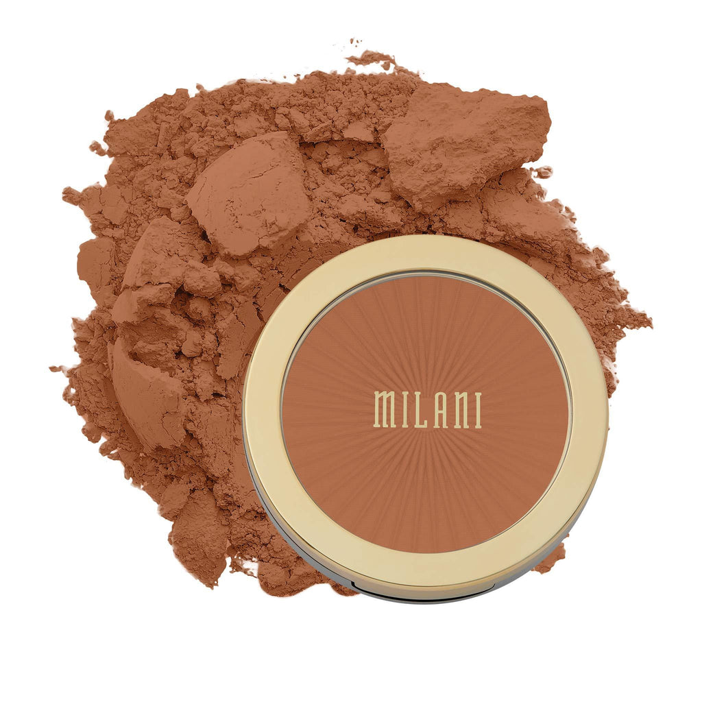 Milani Silky Matte Bronzing Powder - Sun Drenched (0.34 Ounce) Vegan, Cruelty-Free Bronzer - Shape & Contour Face with a Full Matte Finish - BeesActive Australia