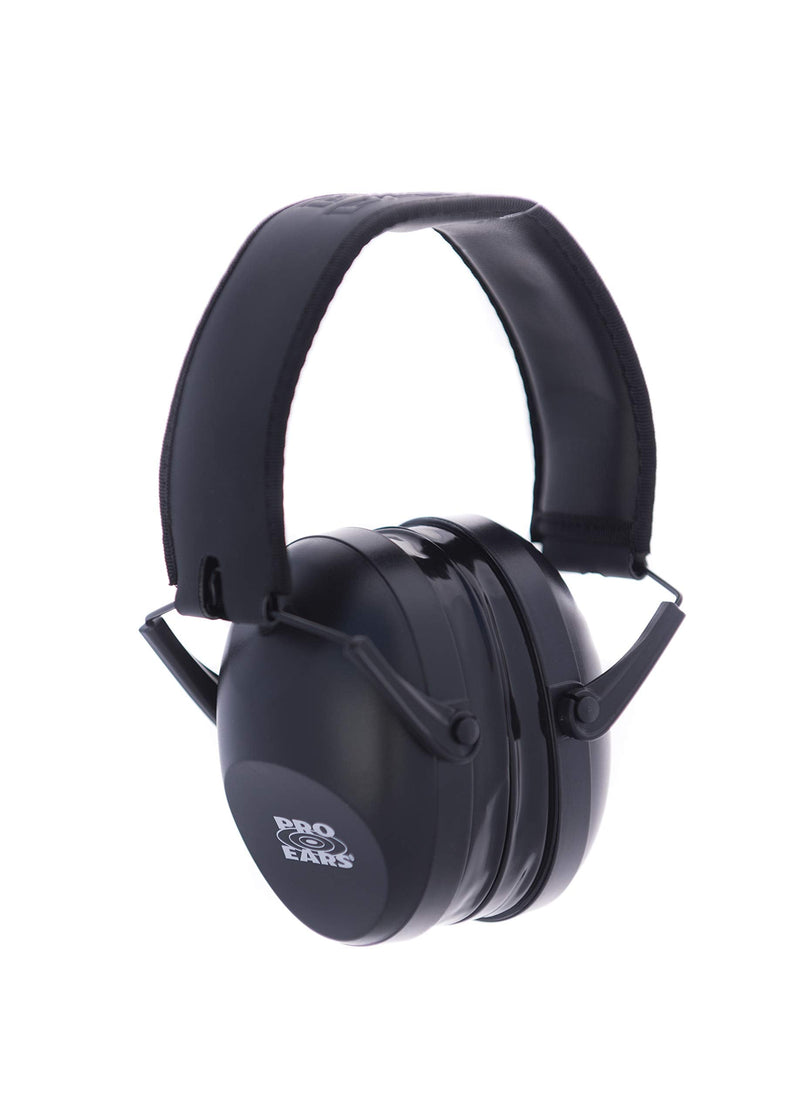 Pro Ears Ultra Gel 25, Noise Reduction Ear Muffs, Passive Hearing Protection, Safety & Comfort in Moderate to Loud Noise Environments, NRR 25, Slim Design, Includes Aviator Gel Ear Seals, Black - BeesActive Australia