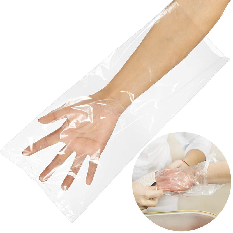 130 Counts Plastic Glove Liners for Hand and Foot, Liners Bath Wax Therapy Bags, Paraffin Bath Hand and Foot Liner - BeesActive Australia