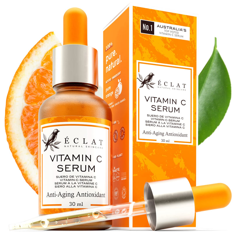 PURE Vitamin C Serum for Face 20% Vitamin C Facial Serums with Hyaluronic Acid Retinol Vit E Antioxidant Vitamin C Face Oil Skin Brightening Serum Anti Aging Reduce Wrinkles & Dark Spots Pure Vitamin C Serum - BeesActive Australia