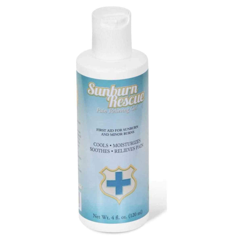 SUNBURN RESCUE Sunburn Relief Pain Relieving Gel, First Aid for Sunburn and Minor Burns, Cools and Soothes, Moisturizes and Relieves Pain, 4 ounces - BeesActive Australia