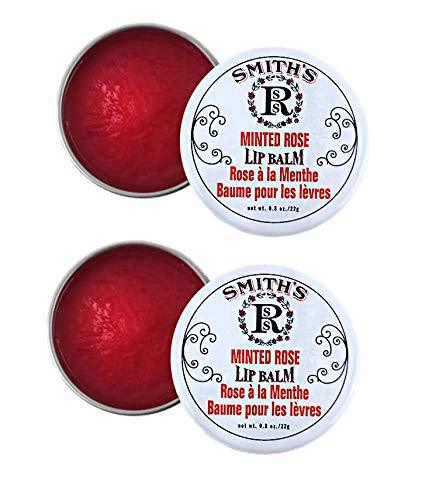 Rosebud Perfume Co. MINTED ROSE Lip Balm Two Pack: 2 x 0.8 tins - BeesActive Australia