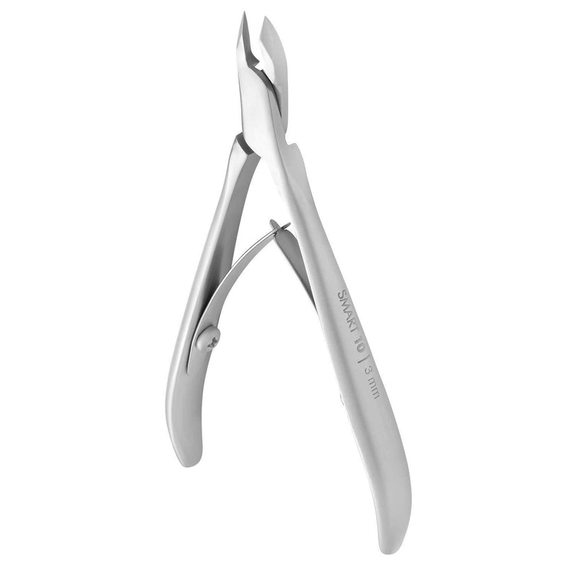 STALEKS PRO SMART 10 NS-10-3 CUTICLE NIPPERS 1/4 JAW 0.12 INCH 3 MM For Professionals and Experts Handmade in Europe with Blade Protector - BeesActive Australia