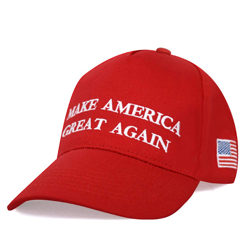 DISHIXIAO Make America Great Again Adjustable Baseball Caps, Unisex Snapback Sports Hat Red-2 - BeesActive Australia