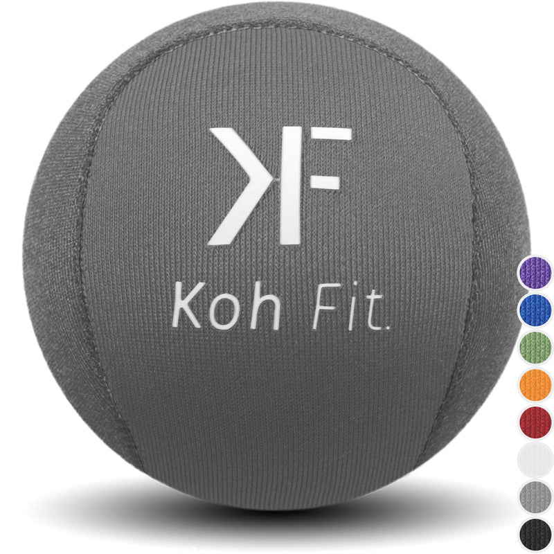 Koh Fit Stress Ball for Adults - Stress Reliever Squeeze Balls - for Hand Therapy and Stress Relief Gray (1 Ball) - BeesActive Australia