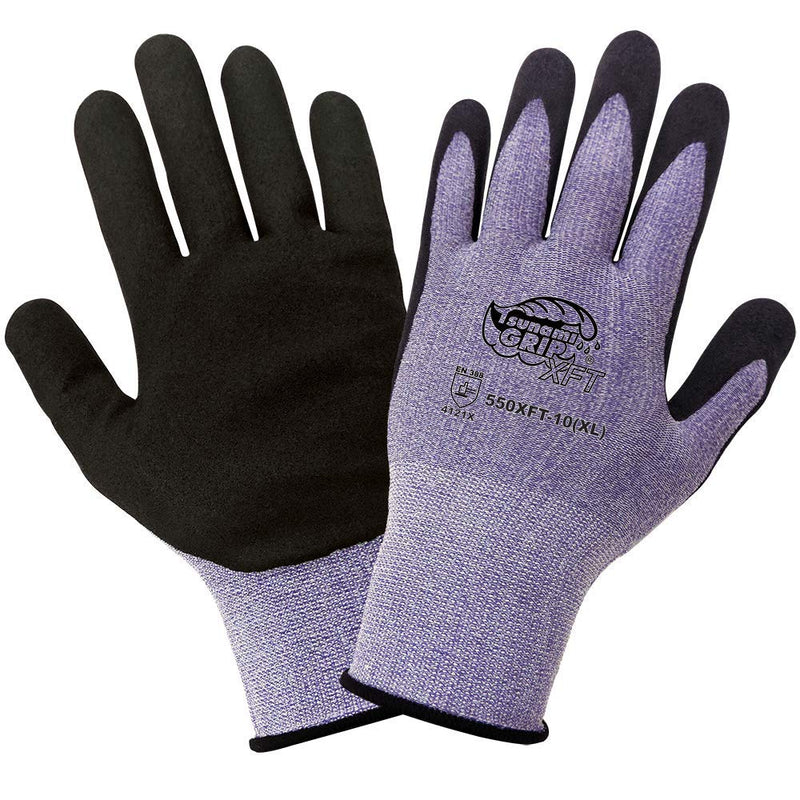 Global Glove 550XFT - Tsunami Grip XFT - Xtreme Foam Technology Coated Gloves - Medium - BeesActive Australia