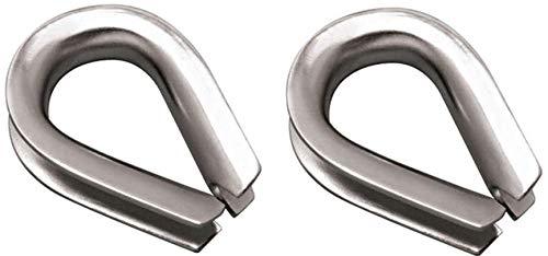 [AUSTRALIA] - MarineNow Stainless Steel 316 Rope Thimble Marine Grade 5/16", 3/8", 1/2", 5/8", 3/4", 7/8", and 1" Choose 1, 2, 5 or 10 Pack 1/2" 02-Pack 