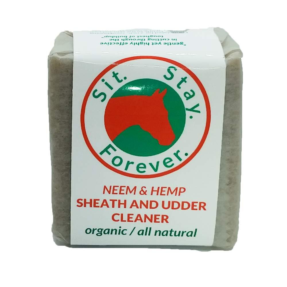 [AUSTRALIA] - SIT. STAY. FOREVER. SAFETY FIRST PET PRODUCTS Organic Neem & Hemp Sheath and Udder Cleaner, 7 oz bar. 
