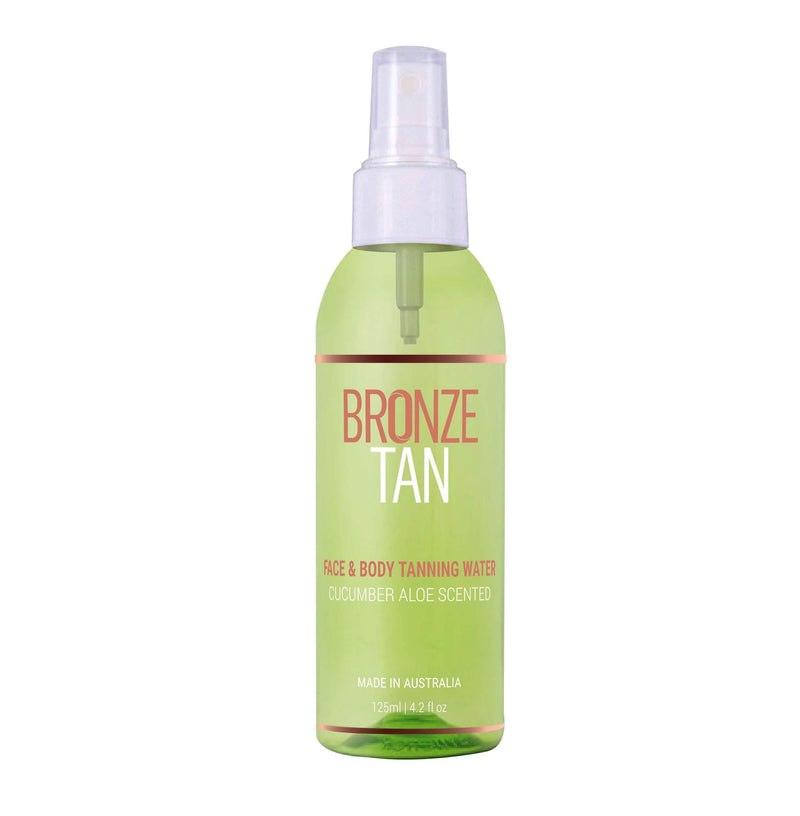 Bronze Tan Face Tanning Water Spray Self Tanner for a Gradual and Natural Sunless Tan Ideal for Oily and Acne Prone Skin 125ml Best Self Tanning Water (4.2 fl oz) - BeesActive Australia
