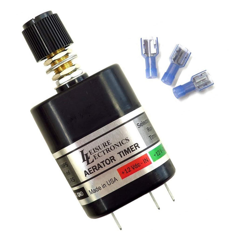 Leisure Lectronics Selectable Cycle Time Adjustable Livewell Timer Aerator Pump 12V Switch - BeesActive Australia