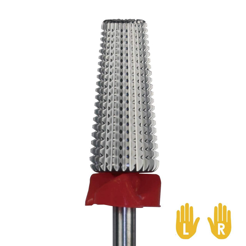 C&I 5 in 1 Multi-function Tapered Shape Nail Drill, Professional Drill Bit for Nail Manicure Machine (Fine) Fine - BeesActive Australia