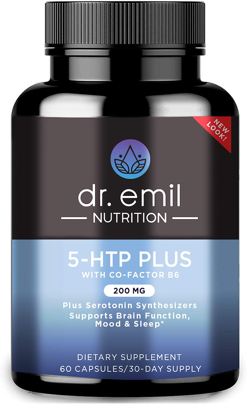 Dr. Emil Nutrition 200 MG 5-HTP Plus Serotonin Synthesizers and Cofactor B6 for Improved Serotonin Conversion for Serotonin Boost, Mood and Sleep Support, 30 Day Supply 60 - BeesActive Australia