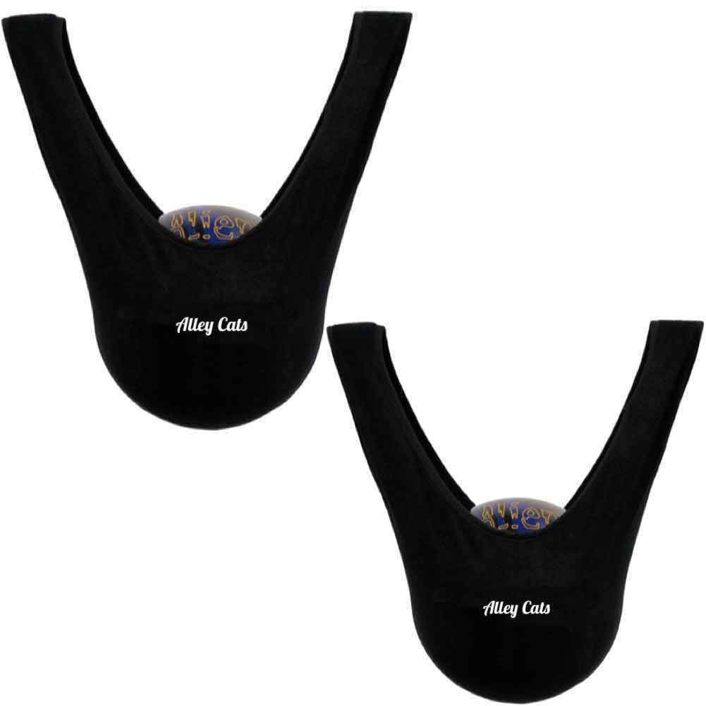 Alley Cats Bowling Ball Seesaw 2 Pack | Black Microfiber | Great Value | Premium See Saw Polisher/Cleaner Towel - BeesActive Australia