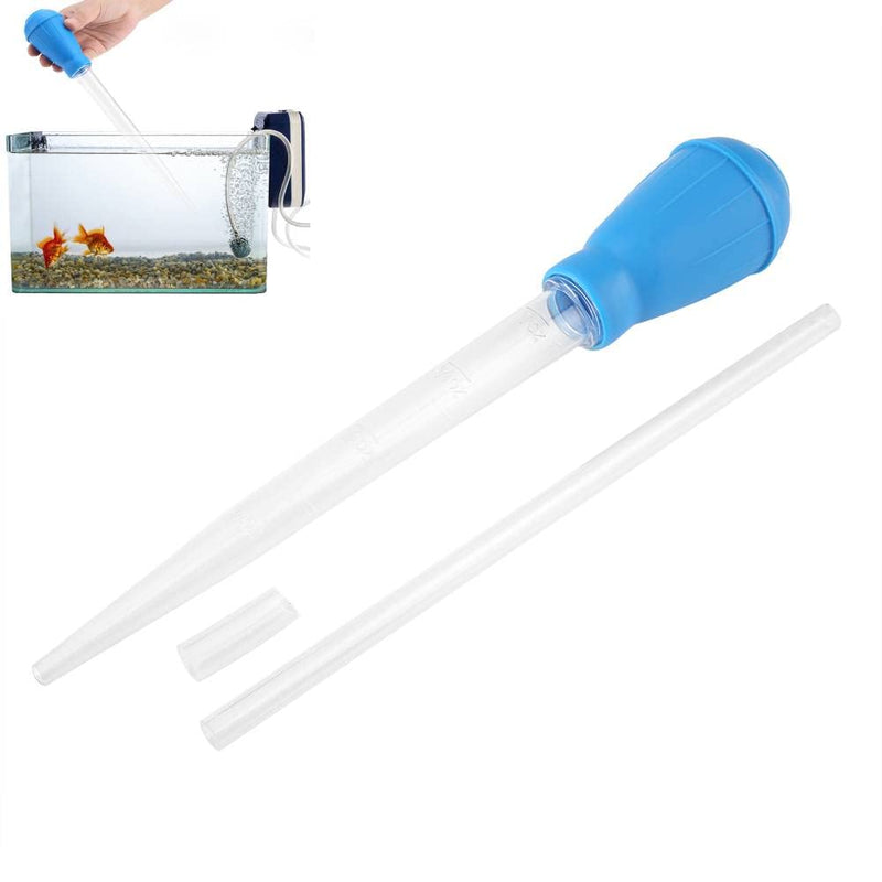 Pssopp Fish Tank Pipette Dropper Aquarium Gravel Cleaner Waste Remover Changer Aquarium Dropper Pipette Feeder Water Transfer Tool with Extension Tube - BeesActive Australia