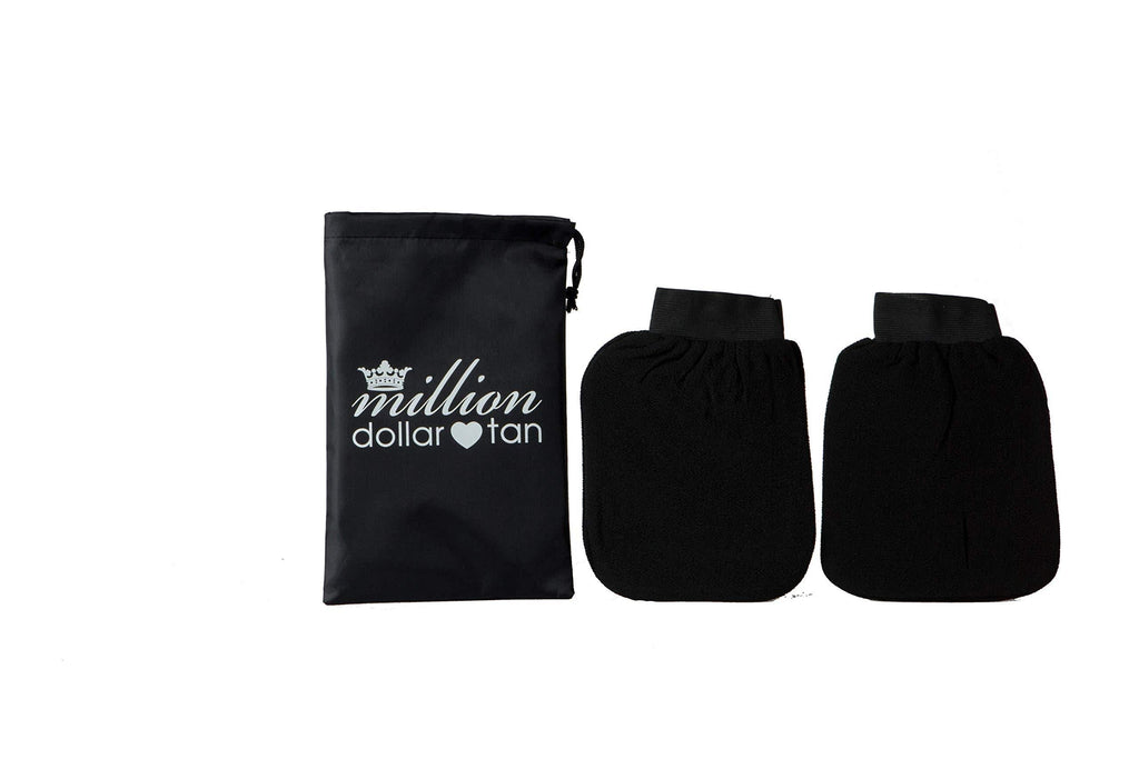 Million Dollar Tan - Buffing Buddy Exfoliating Mitt Set x 2 - BeesActive Australia