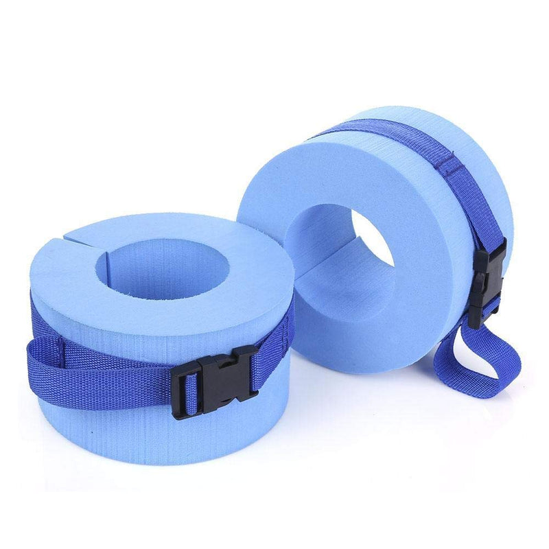 SANGDA Swim Arm Band Set,Swim Belt,Kids Float Discs,EVA Foam Swim Aquatic Cuffs,Ankles Arms Belts with Quick Release Buckle for Swim Fitness Training,2pcs - BeesActive Australia