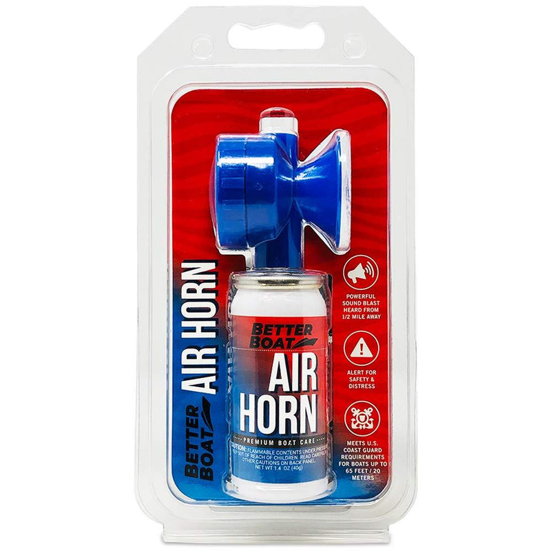 [AUSTRALIA] - Air Horn for Boating Safety Canned Boat Accessories | Marine Grade Airhorn Can and Blow Horn or Compressed Horn Refills 1.4 oz With Horn 