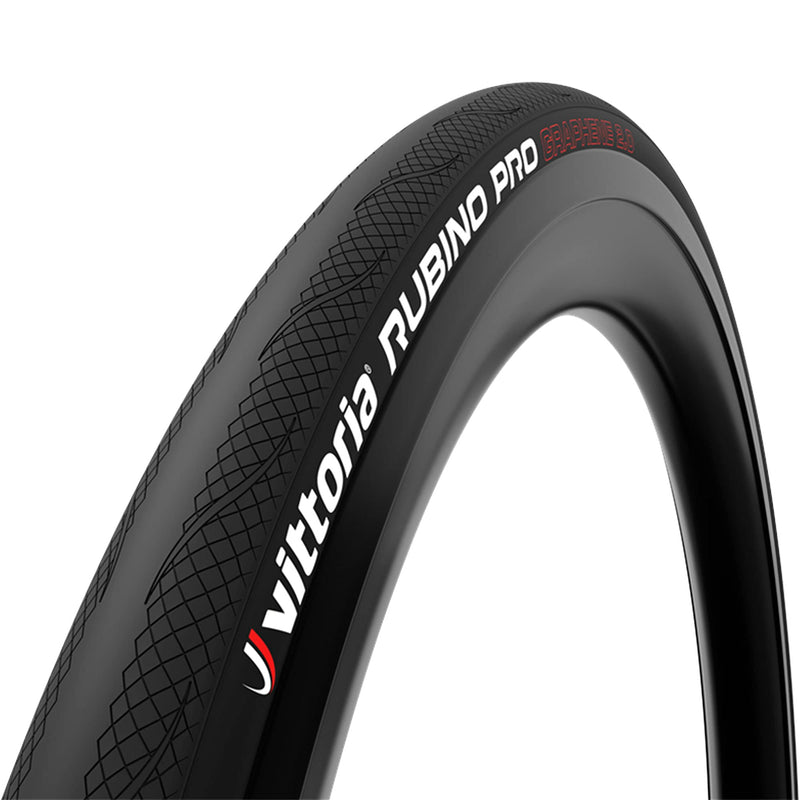 Vittoria Rubino Pro IV Graphene 2.0 - Performance Road Bike Tire - Tubeless Ready Bicycle Tires 700x25c Black - BeesActive Australia