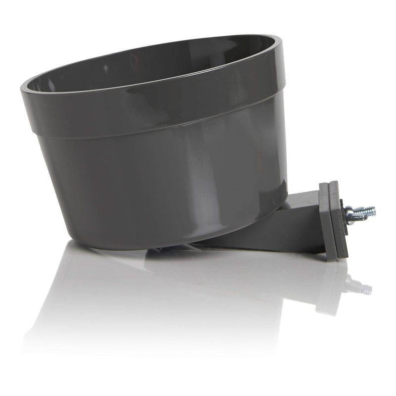 Lixit Quick Lock Removable Dog Kennel Bowls for Wire and Soft Sided Crates 40oz Wire Crate Gray - BeesActive Australia