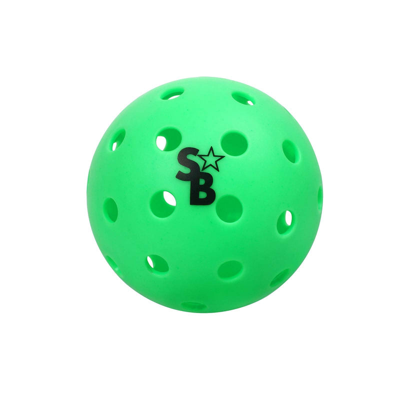 Pickle Balls 6 Pack | Pickleball Balls Outdoor | Pickle Balls | Supra-40 Outdoor Pickleball | USAPA Approved for Tournament Play | Neon Green | Hard Bounce - BeesActive Australia