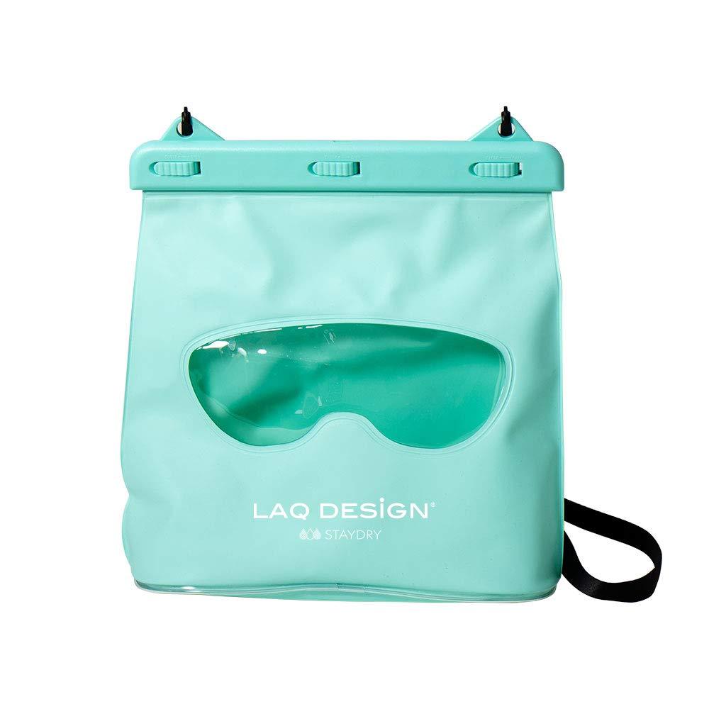 [AUSTRALIA] - LAQ DESiGN Perspective Waterproof Storage Bag, Dry Bag with Shoulder Strap for Kayaking, Beach Waterproof Bag, Secure Closure to Keep Your Valuables Dry Green 