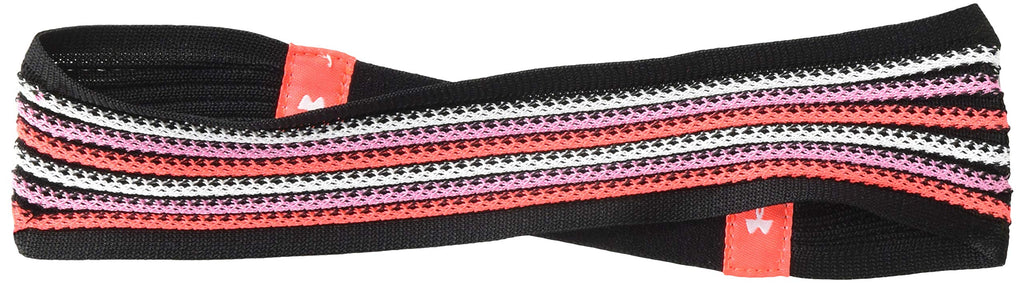 Under Armour Girls Color Reveal Headband, Black (002)/ White, One Size Fits all - BeesActive Australia