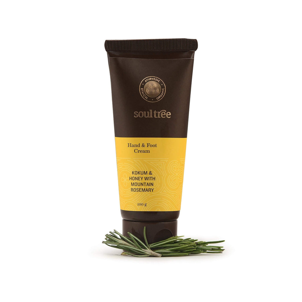 SOULTREE All Natural Hand & Foot Cream | With Kokum Butter, Aloe, Turmeric & Organic Honey | With Cell Regeneration Properties Soothes Dry, Cracked skin & Leaves It Feeling Soft & Smooth - BeesActive Australia