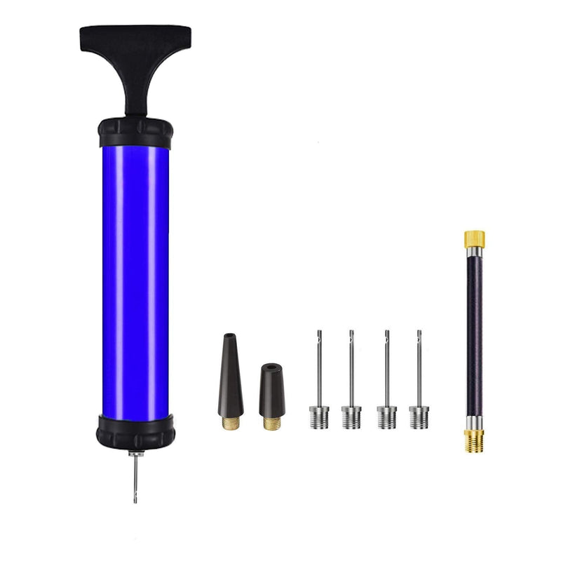 Pro Sports Ball Tool, Ball Pump Air Pump with Inflation Needle Nozzles and Rubber Hose - Accurate Inflation - Basketball - Football - Swim Ring - Balloon - BeesActive Australia
