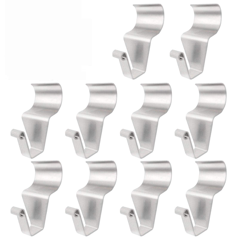 Vinyl Siding Hooks (10 Pack), Heavy Duty Stainless Steel Low Profile No Hole Hanger 10 - BeesActive Australia