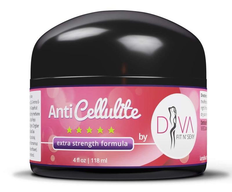Anti Cellulite Cream by DIVA Fit & Sexy - All-Natural Formula Made with Organic Herbal Extracts - Body Firming and Slimming Cellulite Defence Treatment That Really Works! - BeesActive Australia