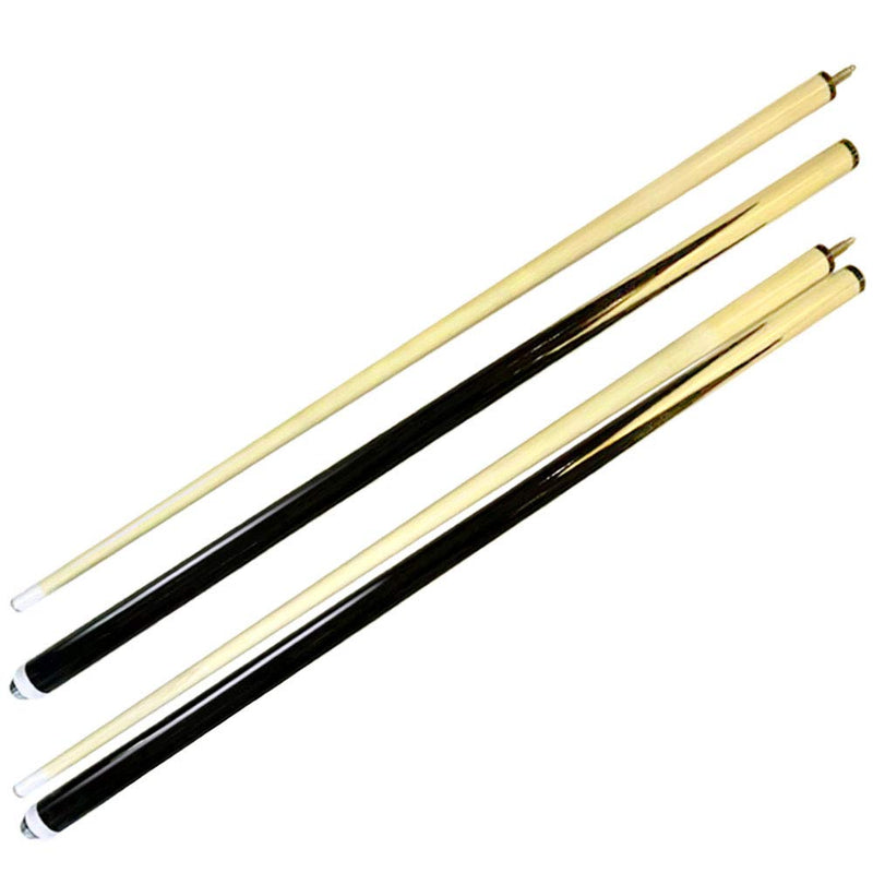ISPIRITO Pool Cues 2-Piece 58 Inch House Bar Billiard Cue Sticks 13mm Glue-on Tips Hardwood Wooden Cues Set of 2 / Set of 4 58", Pack of 2 - BeesActive Australia