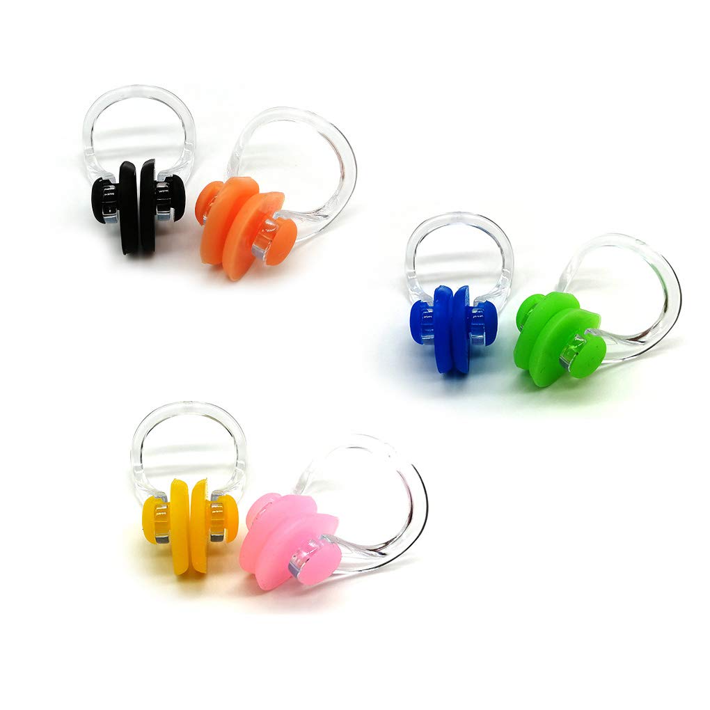 Zooshine 6-in-1 Waterproof Swimming Nose Clips Nose Plugs Nose Protector for Swimming Adults Kids - BeesActive Australia