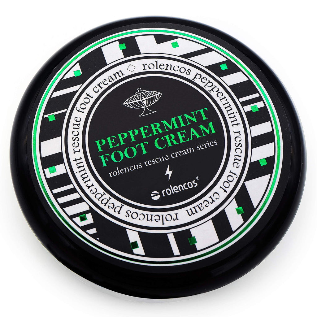 Rolencos Peppermint Cooling Moisturizing Foot Cream 4.20oz, Callus Remover, Thick, Cracked, Rough, Dead and Dry, Hard Feet, Heels, Soles, Professional Crack Foot Care Rescue Cream Peppermint Foot Cream - BeesActive Australia