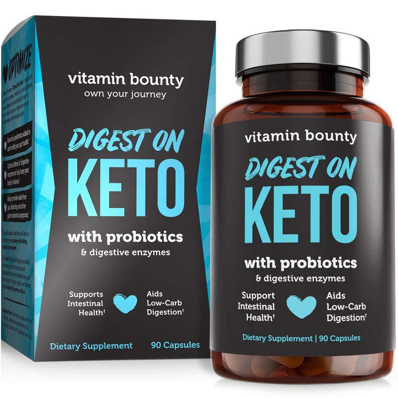 Digest on Keto - Digestive Enzymes with Probiotics & Apple Cider Vinegar - Vitamins Designed specifically for The ketogenic Diet Digest on Keto - BeesActive Australia