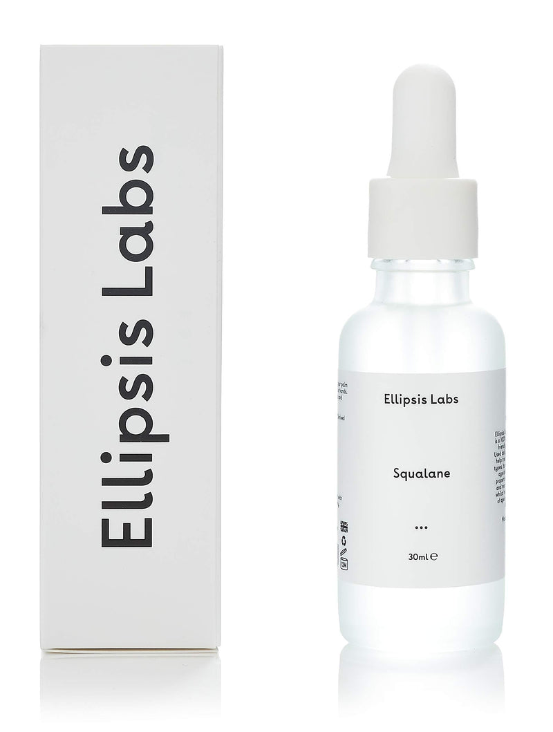Squalane Oil by Ellipsis Labs, 100% Natural Olive derived Squalane Oil, a Deep Moisturizer for targeting Dry Skin with Anti-Aging Properties (1oz / 30ml) - BeesActive Australia