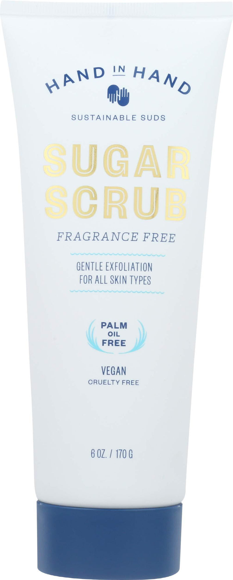 HAND IN HAND Fragrance Free Sugar Scrub, 6 OZ - BeesActive Australia